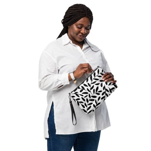 all over print crossbody bag black back 2 66f3593ca852a – Crossbody bag white with flowers | Miah Shop