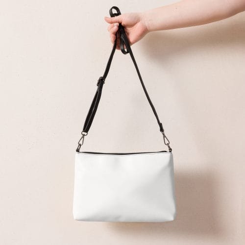 all over print crossbody bag black back 66f3598550eff – Crossbody bag white | Miah Shop