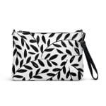 black and white crossbody bag