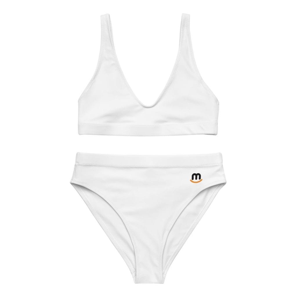 recycled high waisted bikini