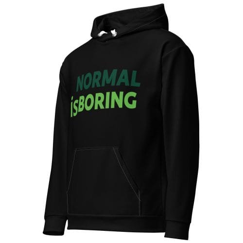 all over print recycled unisex hoodie white left front 66f5a0aece42c – Hoodie Black - Normal is boring | Miah Shop