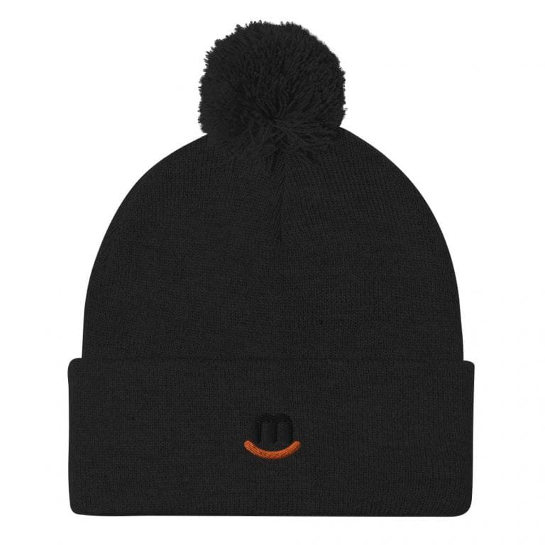pom-pom beanie