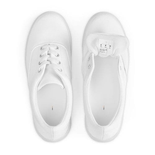 womens lace up canvas shoes white front 2 66e38a7041f15 – Women’s lace-up White canvas shoes | Miah Shop
