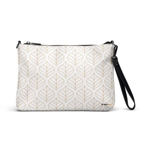 all over print crossbody bag white front 6720d0a4e5522 – Crossbody Bag - Tropical Leaves | Miah Shop