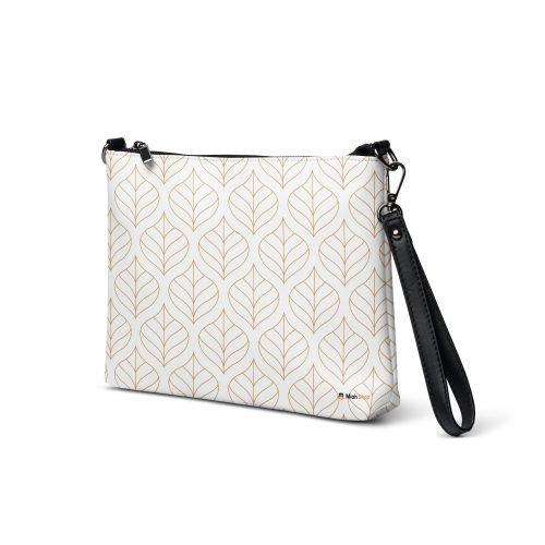 all over print crossbody bag white left front 6720d0a4e5610 – Crossbody Bag - Tropical Leaves | Miah Shop