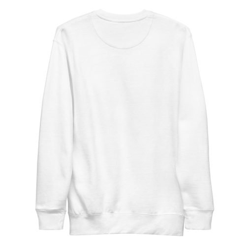 unisex premium sweatshirt white back 671a815fa5c2e – Men's Premium Sweatshirt Life Is Better With Dog | Miah Shop