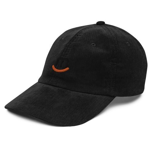 vintage corduroy cap black left front 6720ab8f49f6f – Vintage Corduroy Cap | Miah Shop