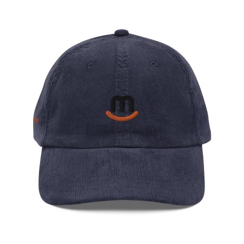 vintage corduroy cap navy front 6720ab8f4a22c – Vintage Corduroy Cap | Miah Shop