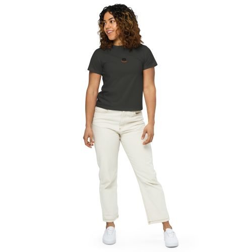 womens high waisted tee vintage black front 2 6720a9aeae5ec – Womens White Tee Ultra-Soft Cotton with Longline Fit | Miah Shop