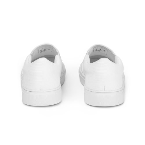 womens slip on canvas shoes white back 672112d4a9b9e – Women’s slip-on canvas shoes - White | Miah Shop