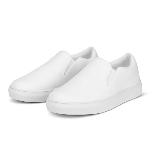 womens slip on canvas shoes white left front 672112d4a9a59 – Women’s slip-on canvas shoes - White | Miah Shop