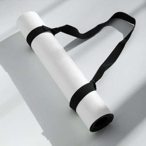 white yoga mat