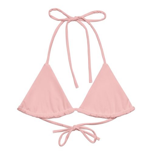 all over print recycled padded string bikini top white front 67574709753ed – Padded String Bikini Top - Cosmos | Miah Shop