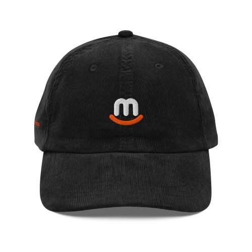 vintage corduroy cap black front 6796f5c43f429 – Vintage Corduroy Cap | Miah Shop