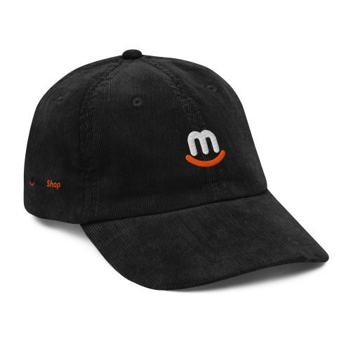 vintage corduroy cap black right front 6796f5c4402a2 – Vintage Corduroy Cap | Miah Shop