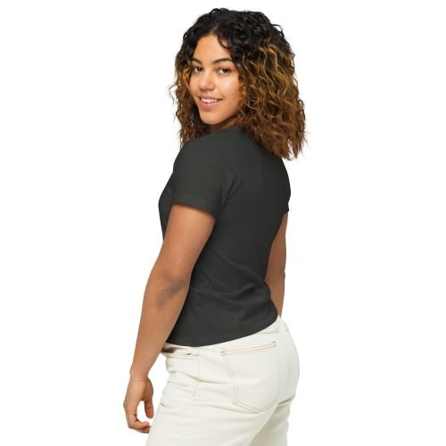 womens high waisted tee vintage black back 6796f68a24405 – Womens White Tee Ultra-Soft Cotton with Longline Fit | Miah Shop