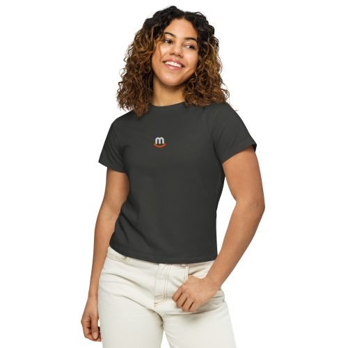 womens high waisted tee vintage black front 6796f68a23164 – Womens White Tee Ultra-Soft Cotton with Longline Fit | Miah Shop