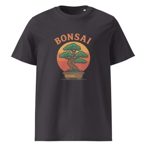 unisex organic cotton t shirt anthracite front 6829b5a0d6b1d – Bonsai T Shirt – Tranquil Style Meets Earth-Friendly Fashion | Miah Shop