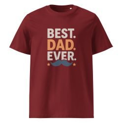 daddy t shirts made from organic cotton with fun dad graphics and casual fit