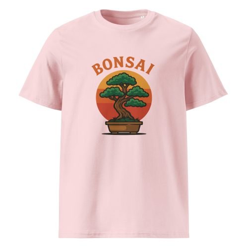 unisex organic cotton t shirt cotton pink front 6829b5a122807 – Bonsai T Shirt – Tranquil Style Meets Earth-Friendly Fashion | Miah Shop