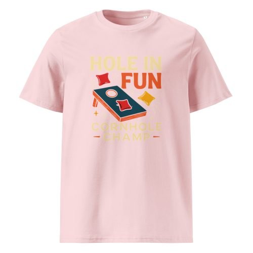 unisex organic cotton t shirt cotton pink front 6829d2b41ab8e – Cornhole T Shirts – Funny Outdoor Game Organic Cotton Tee | Miah Shop