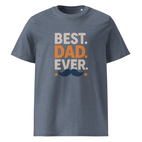 unisex organic cotton t shirt dark heather blue front 6829dcf44dc22 – Daddy T Shirts – Cool Comfort with a Fun Dad Vibe | Miah Shop