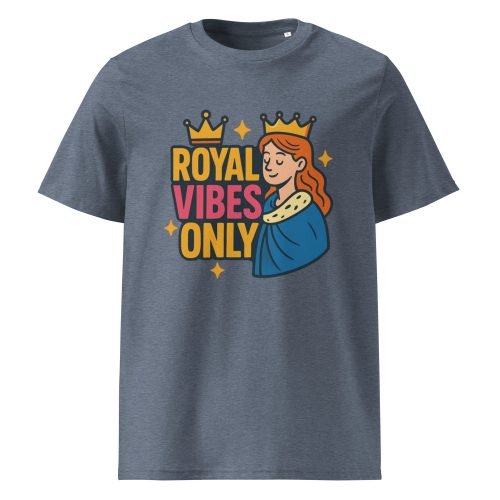 unisex organic cotton t shirt dark heather blue front 682acdeaa2fcb – god save the queen t shirt | Miah Shop