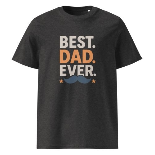 unisex organic cotton t shirt dark heather grey front 6829dcf4341b4 – Daddy T Shirts – Cool Comfort with a Fun Dad Vibe | Miah Shop