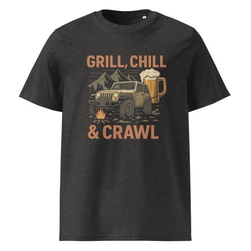 unisex organic cotton t shirt dark heather grey front 682af276732cb – jeep beer t shirt | Miah Shop