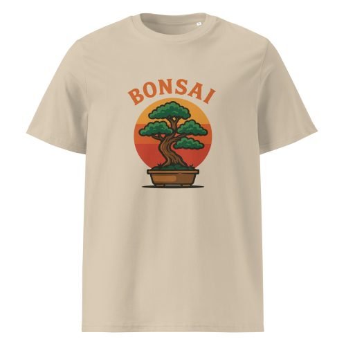 unisex organic cotton t shirt desert dust front 6829b5a1113a8 – Bonsai T Shirt – Tranquil Style Meets Earth-Friendly Fashion | Miah Shop