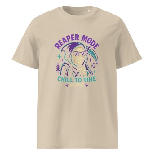 unisex organic cotton t shirt desert dust front 6829d1c63bb63 – Cool Reaper T Shirt – Edgy Organic Cotton Tee for Bold Styles | Miah Shop