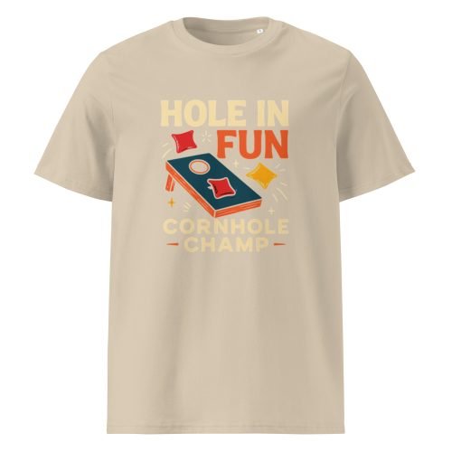 unisex organic cotton t shirt desert dust front 6829d2b40c3b2 – Cornhole T Shirts – Funny Outdoor Game Organic Cotton Tee | Miah Shop