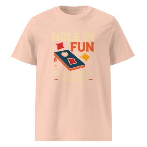 unisex organic cotton t shirt fraiche peche front 6829d2b4132c9 – Cornhole T Shirts – Funny Outdoor Game Organic Cotton Tee | Miah Shop
