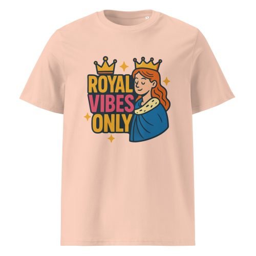 unisex organic cotton t shirt fraiche peche front 682acdeaba79f – god save the queen t shirt | Miah Shop