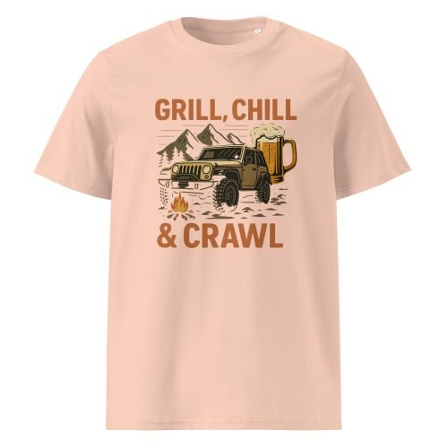 unisex organic cotton t shirt fraiche peche front 682af276a10b9 – jeep beer t shirt | Miah Shop