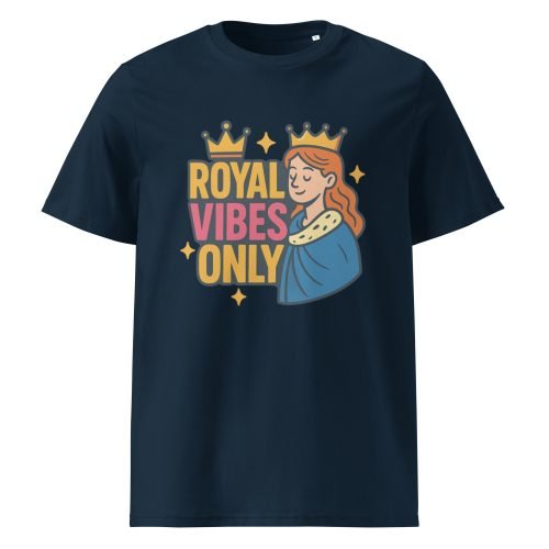 unisex organic cotton t shirt french navy front 682acdea84334 – god save the queen t shirt | Miah Shop