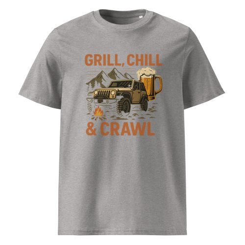 unisex organic cotton t shirt heather grey front 682af276927c5 – jeep beer t shirt | Miah Shop