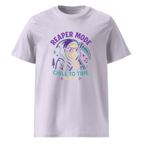 unisex organic cotton t shirt lavender front 6829d1c65e7d1 – Cool Reaper T Shirt – Edgy Organic Cotton Tee for Bold Styles | Miah Shop