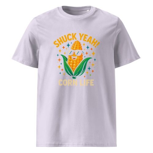 unisex organic cotton t shirt lavender front 6829d23c270a5 – Corn T Shirt – Funny Organic Cotton Tee for Food Lovers | Miah Shop