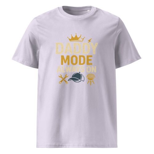 unisex organic cotton t shirt lavender front 6829dc770f0ce – Daddy T Shirt – Organic Comfort for Every Cool Dad | Miah Shop