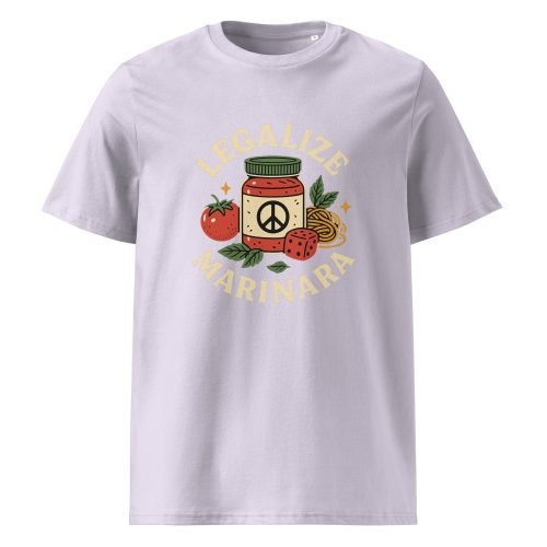 unisex organic cotton t shirt lavender front 682b08072f5c2 – Legalize Marinara T Shirt – Organic Cotton Funny Pasta Tee | Miah Shop