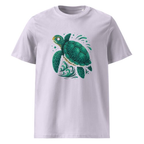 unisex organic cotton t shirt lavender front 6830158f09e67 – Sea Turtle T Shirt – Eco Style for Ocean Lovers | Miah Shop