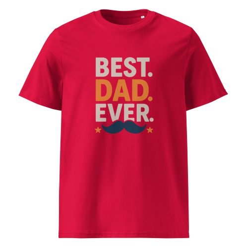unisex organic cotton t shirt red front 6829dcf43ae7f – Daddy T Shirts – Cool Comfort with a Fun Dad Vibe | Miah Shop