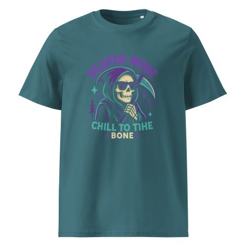 unisex organic cotton t shirt stargazer front 6829d1c6196e1 – Cool Reaper T Shirt – Edgy Organic Cotton Tee for Bold Styles | Miah Shop