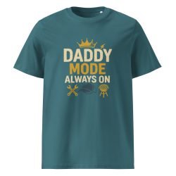 daddy t shirt made from organic cotton with relaxed fit and dad-style design