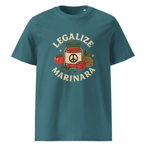 unisex organic cotton t shirt stargazer front 682b0806dfcff – Legalize Marinara T Shirt – Organic Cotton Funny Pasta Tee | Miah Shop