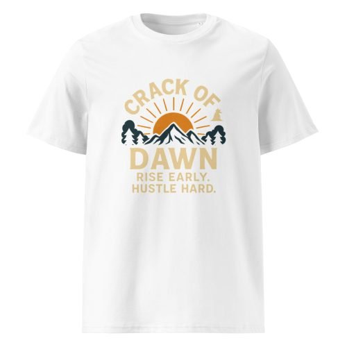 unisex organic cotton t shirt white front 6829d4b9a0aaf – Crack of Dawn T Shirts – Eco-Friendly Sunrise-Inspired Tees | Miah Shop