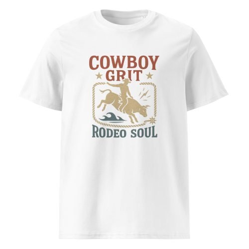 lane frost t shirt made from organic cotton